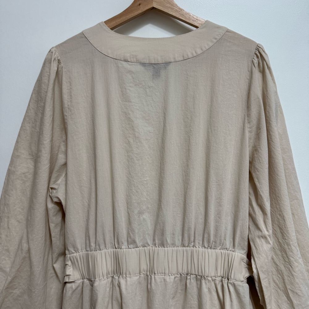 Banana Republic Factory Tiered Surplice Mini Dress Women XXL V-Neck Balloon Slee - Picture 8 of 13